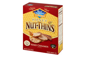 Blue Diamond Almonds Honey Nut-Thins Cracker Snacks Honey Cinnamon