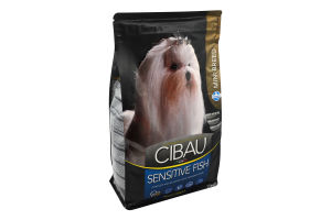 Корм сухий повнораціонний для дорослих собак Fish Mini Sensitive Cibau Farmina м/у 2.5кг