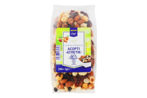 Орехи и сухофрукты ассорти миндаль, фисташка, кешью, арахис, сухофрукты Атлетик Metro Chef м/у 250г