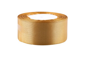 Стрічка д/подарунків бежеві тони сатин 4см*22м Yiwu