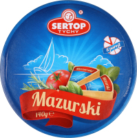 Сир плавл. SERTOP 140г Мазурський (Польща)