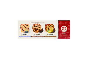 Булочка с маково-вишневым вкусом Бабка Мамин хліб к/у 360г