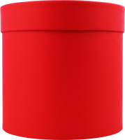 Коробка подарункова червона кругла 15*18см НК-29 Екстрафікс