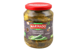 Огурцы маринованные Marinado с/б 680г