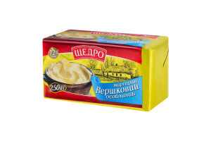 Маргарин 72% столовий Вершковий особливий Щедро м/у 250г