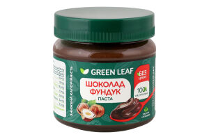 Паста шоколадно-фундучна з підсолоджувачем Green Leaf с/б 200г