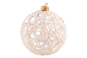 Прикраса ялинкова Куля Мотанка 100мм 31670