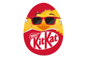 Фигура из молочного шоколада с пшеничными крипсами Гигантское яйцо Kit Kat м/у 180г