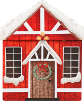 Коробка д/подарунків Будинок 15*15*18см 985765