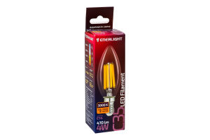 Лампа LED Enerlight Filament С35 4Вт Е14