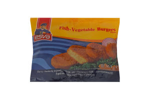 Бургеры рыбные замороженные с овощами Esva м/у 365г