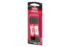 Kiwi Dress Laces Waxed Round Brown 27" - 2 Pair