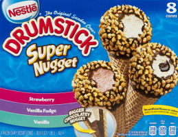 Nestle Drumstick Super Nugget Variety Pack Cones - 8 CT