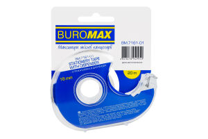 Стрічка клейка в диспенсері 18ммх20м №BM.7161-01 Buromax 1шт