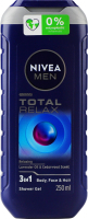 Гель для душа для тела, лица и волос 3в1 Полное расслабление Nivea Men 250мл