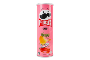 Чипсы картофельные Краб Pringles тубус 165г