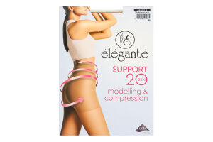Колготки жіночі Elegante Support Modelling&Compression 20den 3 natural