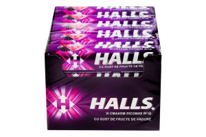 Карамель льодяникова зі смаком лісових ягід Halls м/у 25.2г