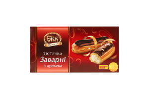 Пирожные Заварные с кремом Київ БКК к/у 360г