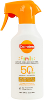 Молочко-спрей для лица и тела солнцезащитное SPF 50 Семейное Carroten 270мл