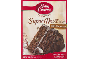 Betty Crocker Super Moist Milk Chocolate Cake Mix