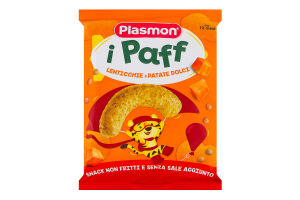 Снеки для детей от 12мес с чечевицей и сладким картофелем Baby puffs Plasmon м/у 15г