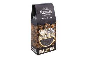 Чай черный цейлонский крупнолистовой Черная жемчужина Еdems к/у 90г