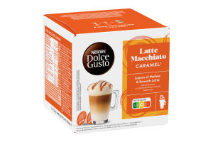 Напиток кофейный Карамель Латте макьято Dolce Gusto Nescafe к/у 145.6г