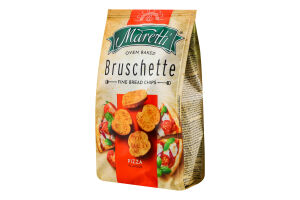 Брускетты со вкусом пиццы хлебные запеченные Maretti м/у 70г