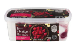 Prestige Real Gelato White Chocolate & Raspberries