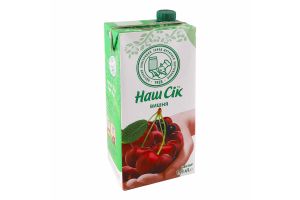 Нектар вишневый неосветленный Наш сік т/п 1.93л