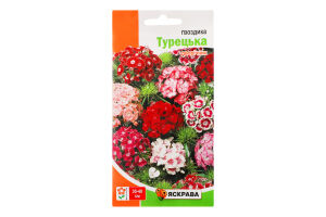 Насіння Квіти Гвоздика Турецька 0,5г Яскрава