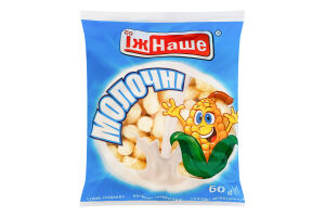 Палички кукурудзяні солодкі неглазуровані Молочні ЇжНаше м/у 60г