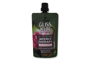 Средство для волос Weekly Therapy Bio-Tech Restore Gliss Kur 50мл