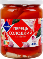 Перець солодкий маринований пастеризований 480 г ТМ "Премія"