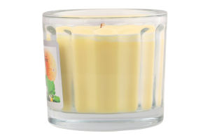 Свічка Лакшері Диня соєвий віск дерев"яний гніт скло 8*10см Пако ІФ