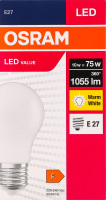 Лампа світлодіодна 10W E27 3000К A75 Osram
