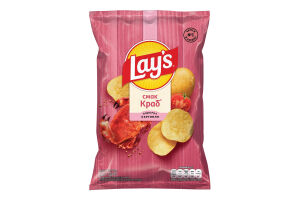 Чипсы картофельные Краб Lay's м/у 120г