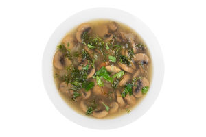 Суп з рисом та грибами пісний 300г