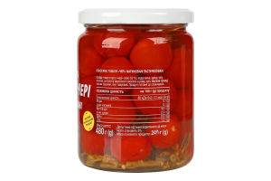 Томати чері мариновані пастеризовані Novus с/б 480г