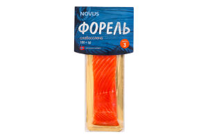 Форель філе-шматок Novus сл/с з/ш в/у 180г