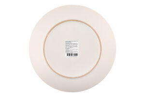 Тарілка обідня бежева кераміка d27см №К28-06-292 Henan Xingzhihe Trading Co. Ltd 1шт