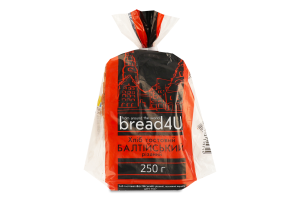 Хлеб половинка в нарезке тостовый Балтийский Bread4U м/у 250г