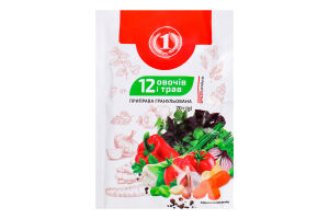 Приправа гранулированная 12 овощей и трав ТМ "1" м/у 70г