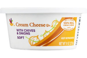 Ahold Cream Cheese with Chives & Onions