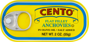 Cento Flat Fillet Anchovies in Olive Oil