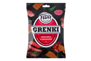 Гренки ржаные Телятина с аджикой Grenki Flint м/у 100г