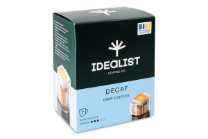 Кофе натуральный молотый в дрип-пакете Декаф Idealist Coffee Co к/у 7х12г