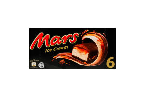 Мороженое молочное покрытое молочно-шоколадной глазурью с карамелью Mars к/у 6х40г