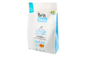 Корм д/молодих собак великих порід беззерновий з лососем сухий 3кг Бріт Кеа